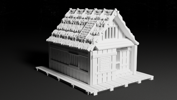 Asiatisches Bauernhaus